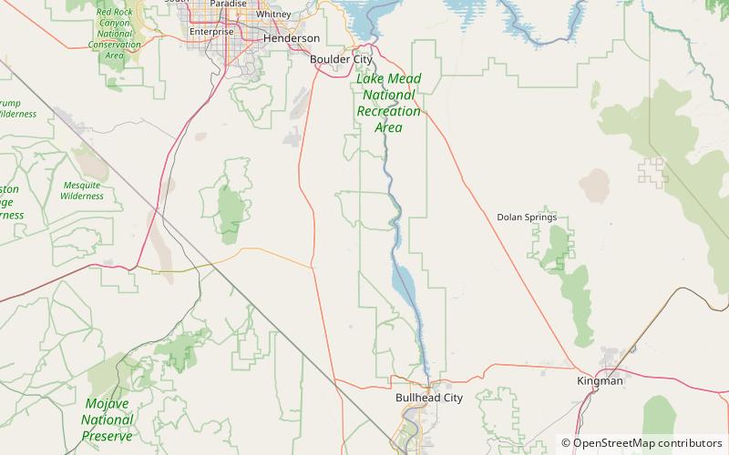 El Dorado Canyon location map