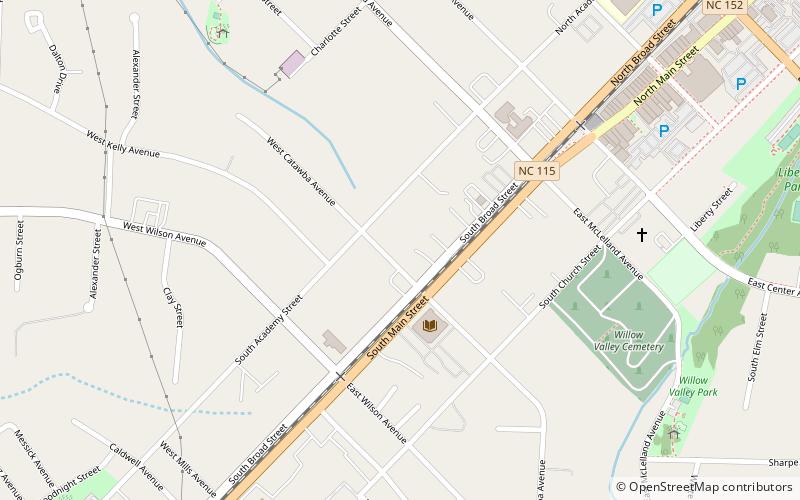 South Broad Street Row location map