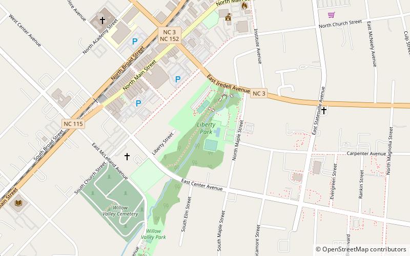 Liberty Park location map