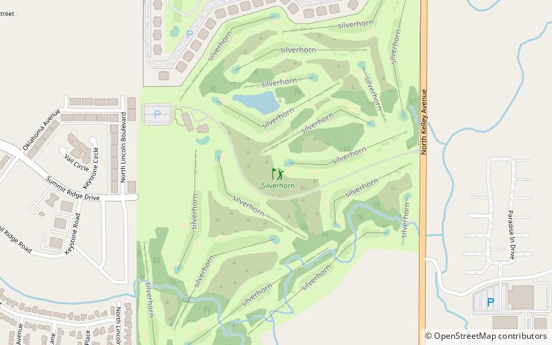 silverhorn golf club oklahoma city location map