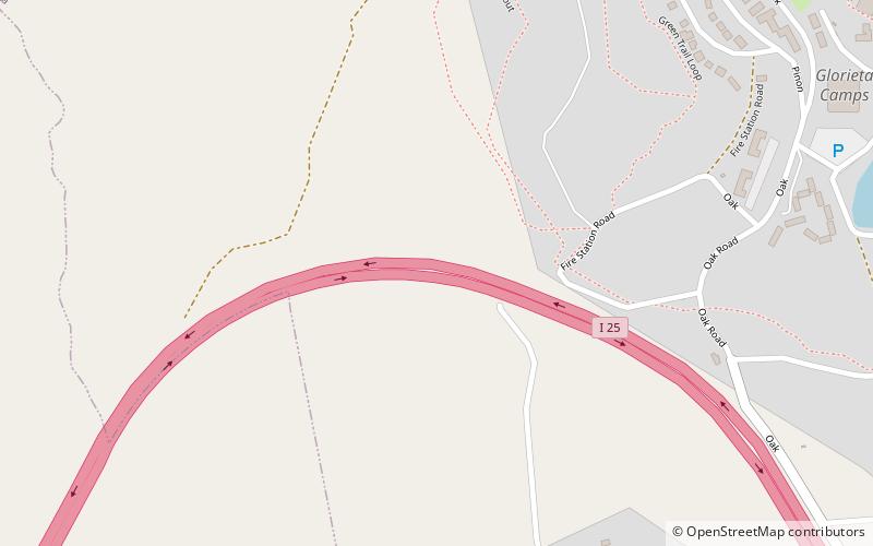 Glorieta Pass location map