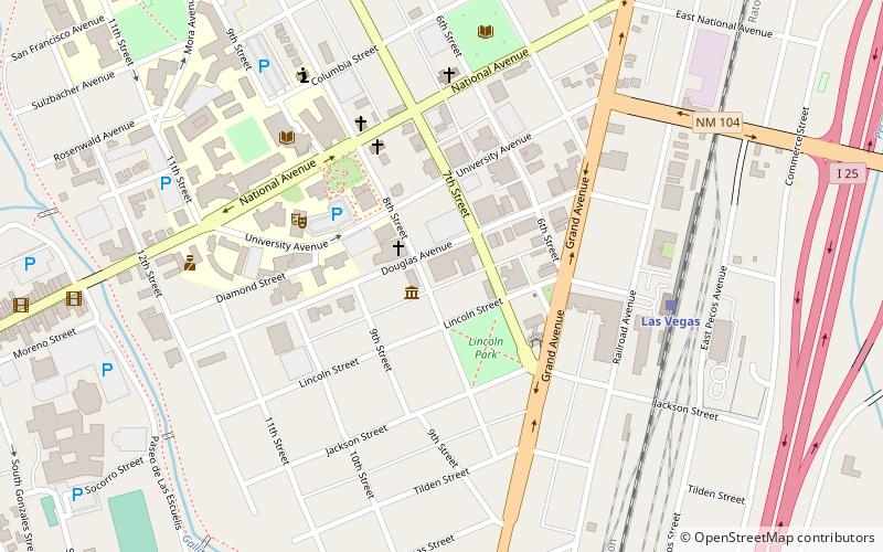 First Baptist Church location map