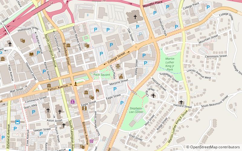 Ayuntamiento de Asheville location map