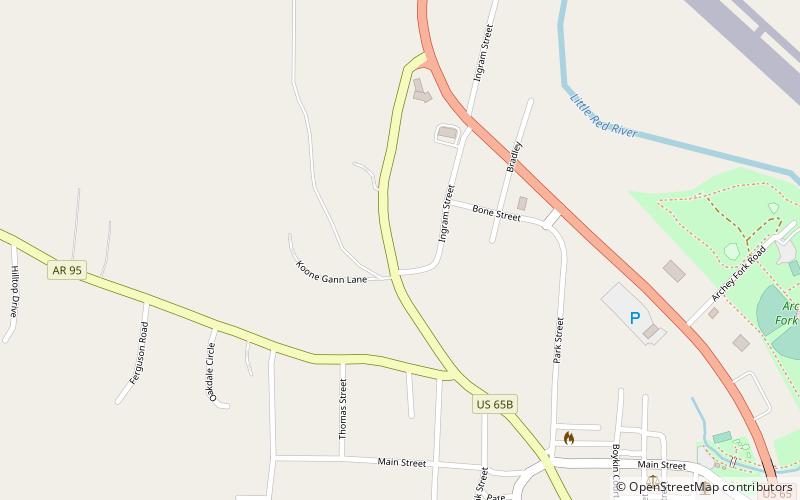 Joclin-Bradley-Bowling House location map