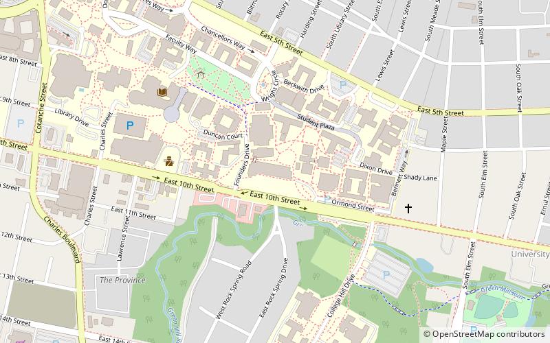 Universidad del Este de Carolina location map