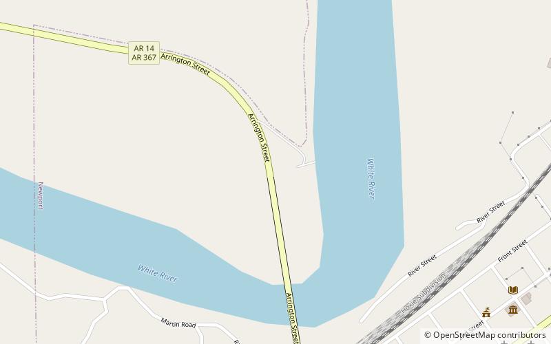 Newport Bridge location map