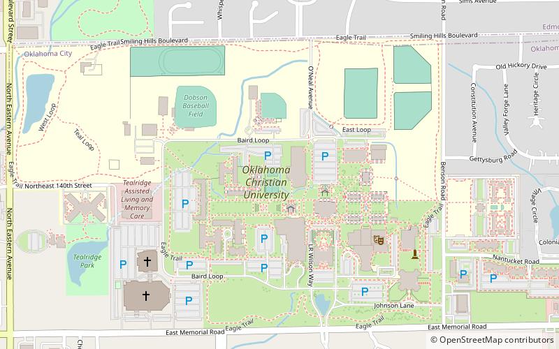 Oklahoma Christian University location map