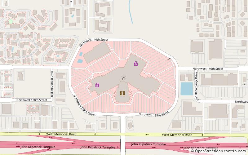 Quail Springs Mall location map