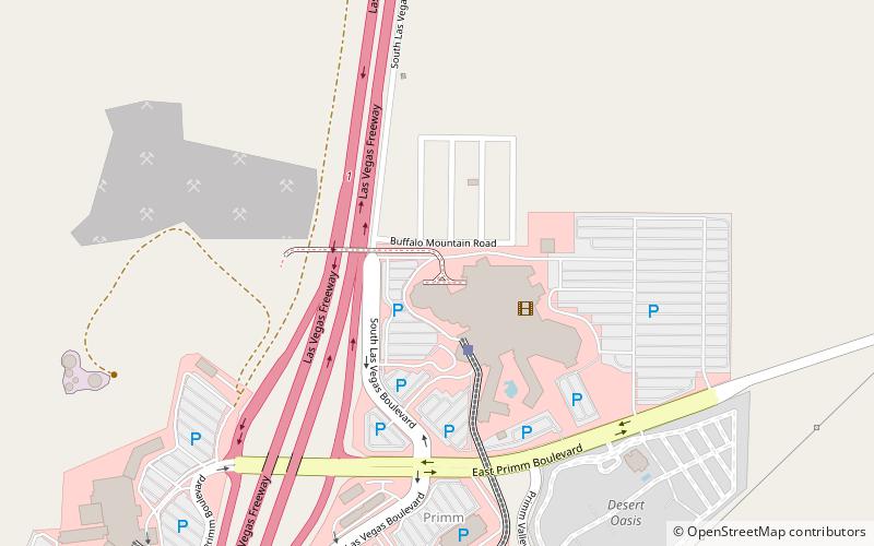Desperado Roller Coaster location map