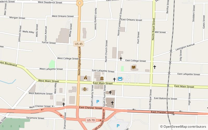 The Vintage Market on Church Street location map