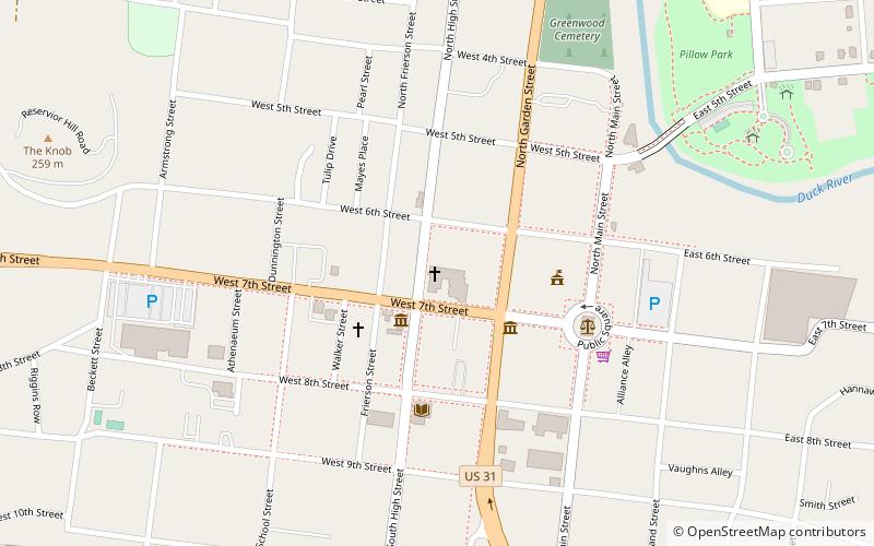 First United Methodist Church of Columbia location map