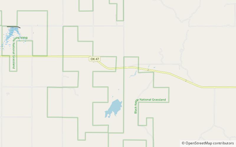 Black Kettle National Grassland location map