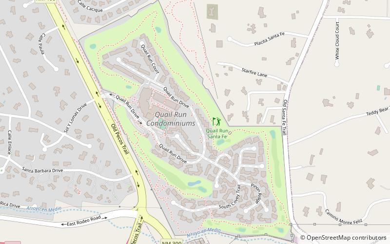 Quail Run Santa Fe location map