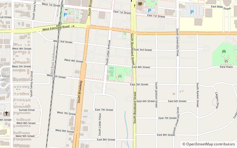 stephenson park edmond location map