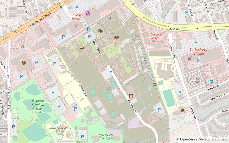 Santa Fe University of Art and Design location map