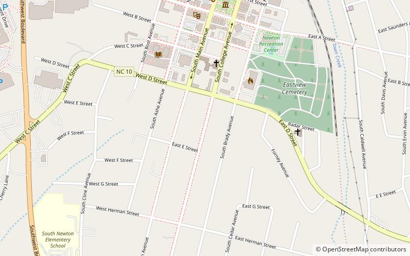 Self–Trott–Bickett House location map