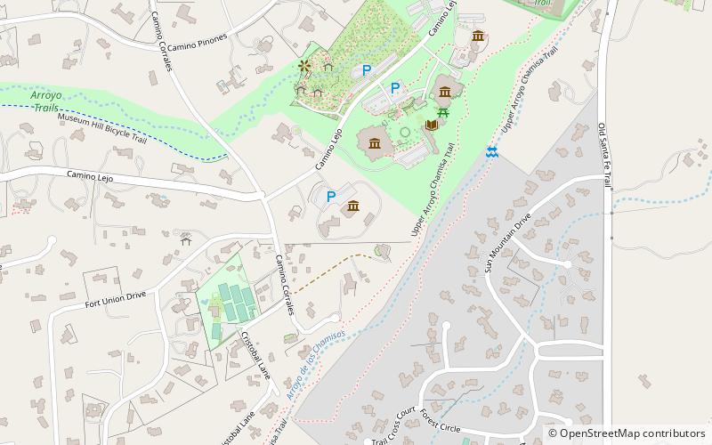 Santa Fe National Cemetery location map