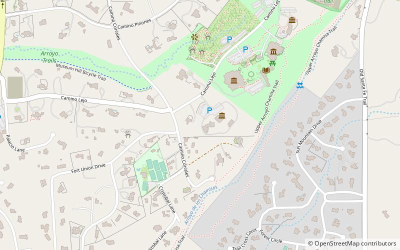 Wheelwright Museum of the American Indian location map