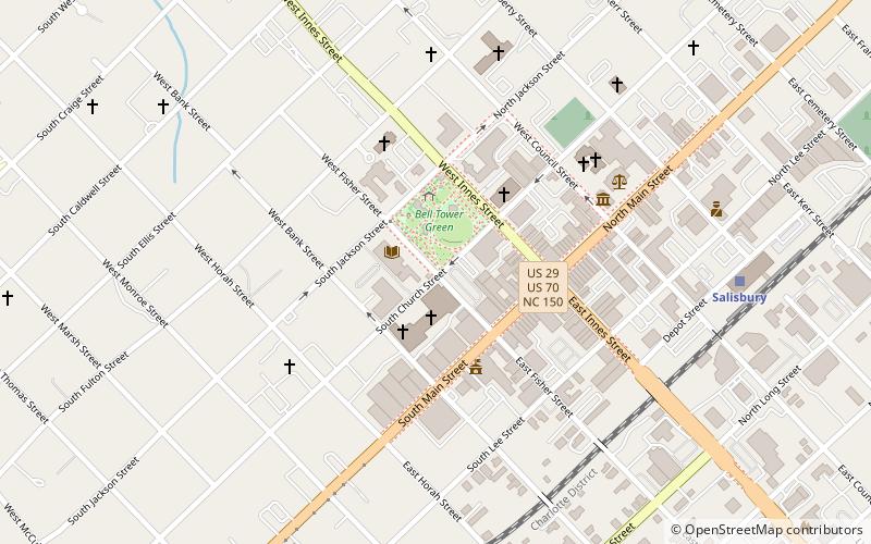 Archibald Henderson Law Office location map