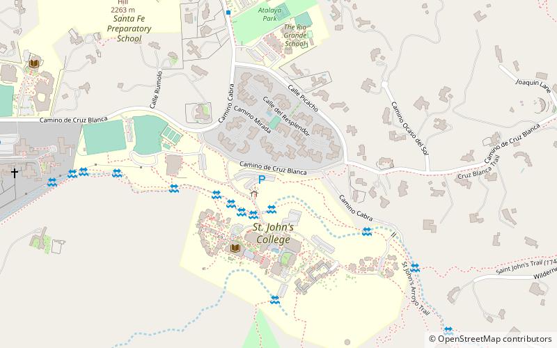 atalaya trail santa fe location map