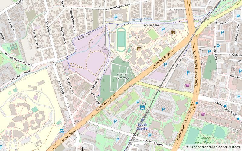 Fairview Cemetery location map