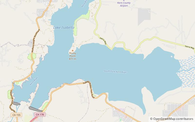 Lago Isabella location map