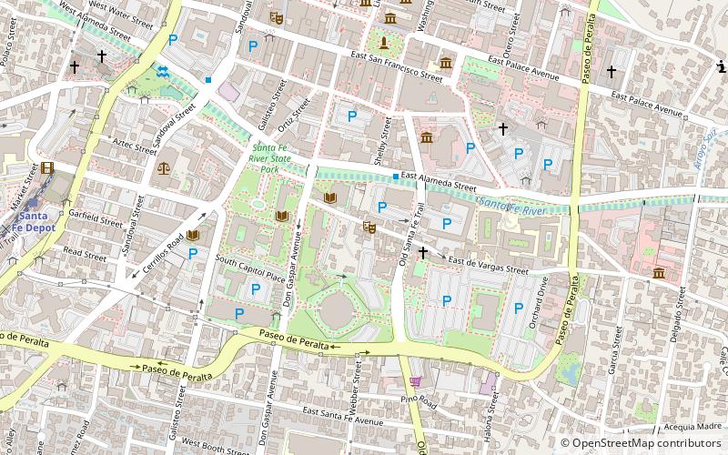 Santa Fe Playhouse location map