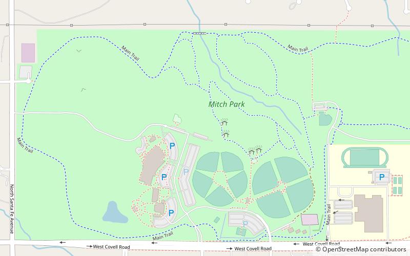 mitch park edmond location map