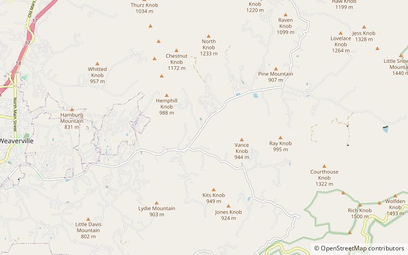 Vance Birthplace location map
