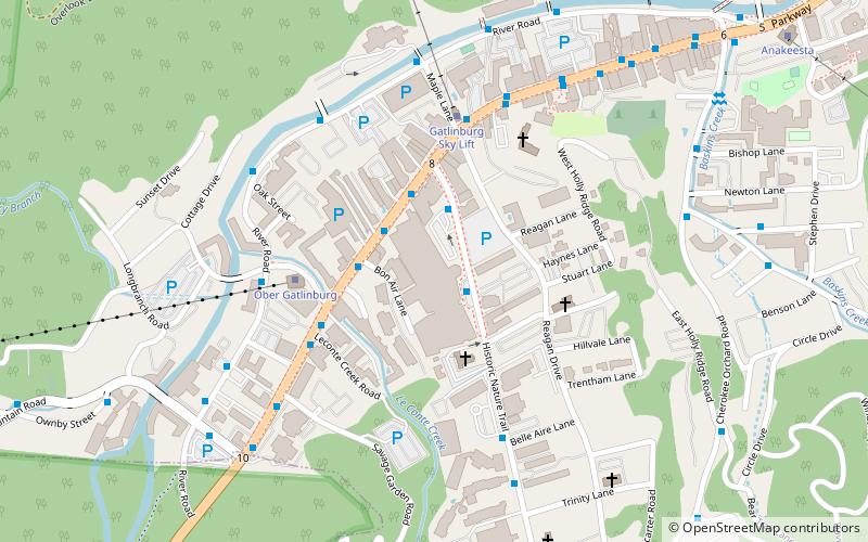 Gatlinburg Convention Center location map