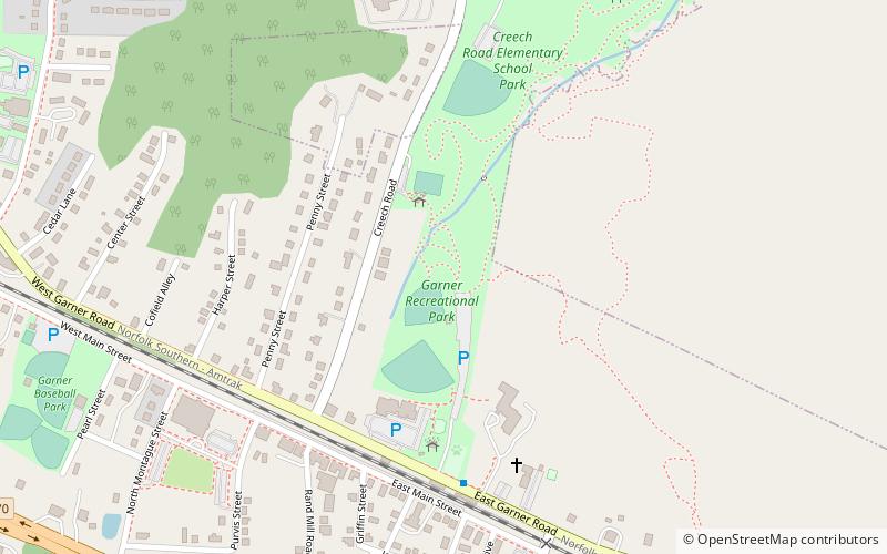 Garner Recreational Park location map