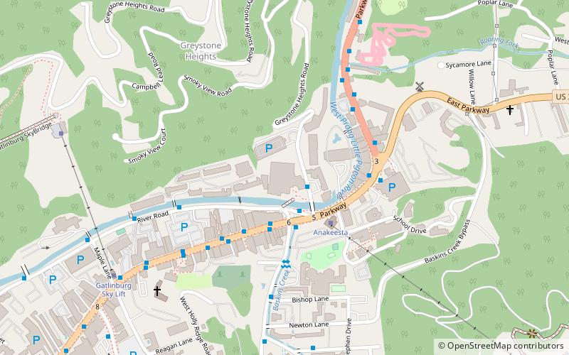 Ripley's Aquarium of the Smokies location map