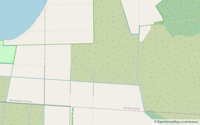 Pocosin Lakes National Wildlife Refuge location map