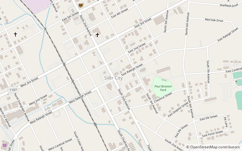 cadmus n bray house siler city location map