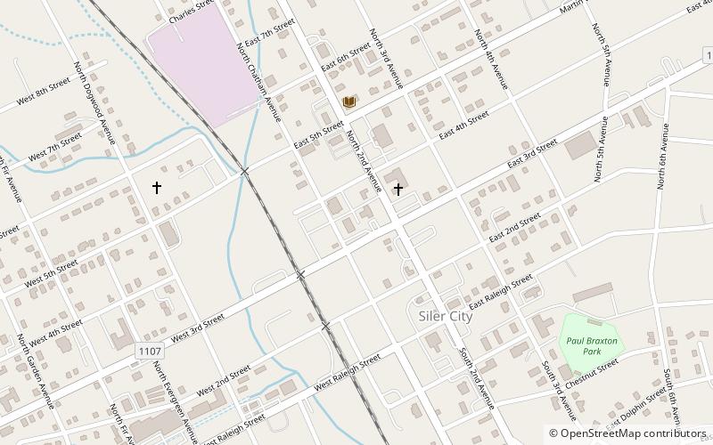 siler city city hall location map
