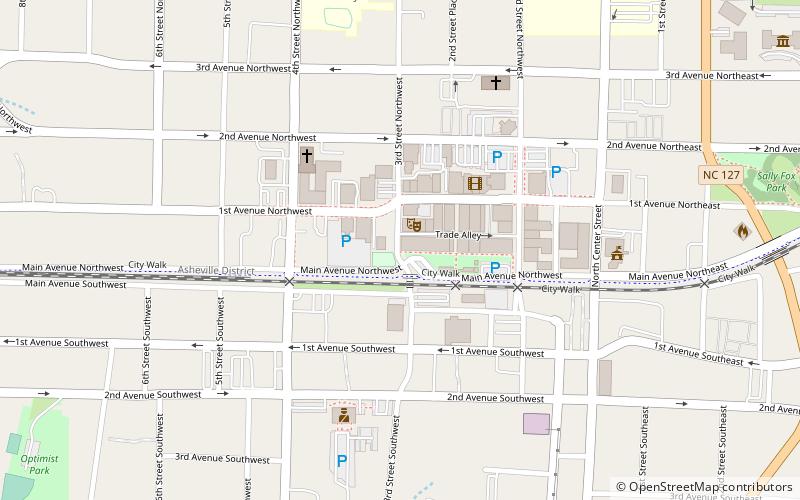 Hickory Municipal Building location map