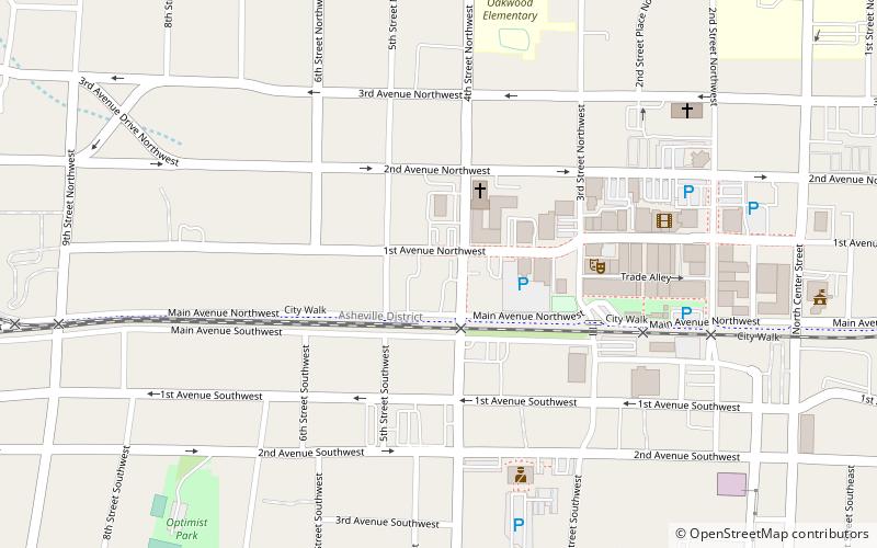 Elliott–Carnegie Library location map