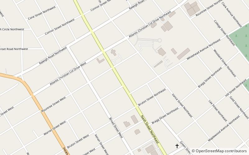 Davis-Whitehead-Harriss House location map