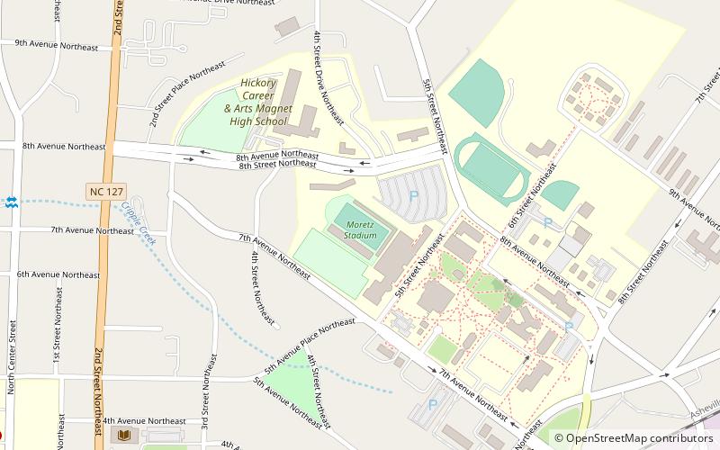 Moretz Stadium location map