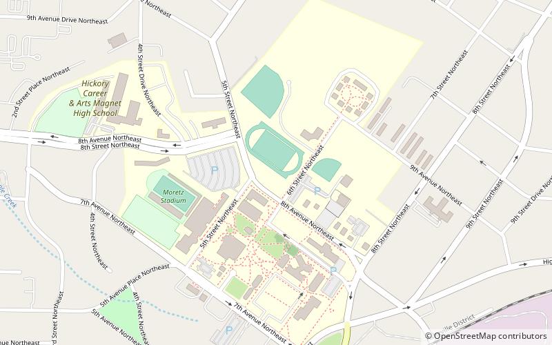 Lenoir-Rhyne University location map