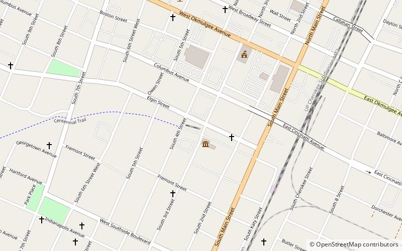 oklahoma music hall of fame muskogee location map
