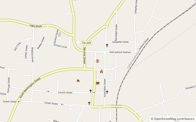 Lauderdale County Courthouse location map