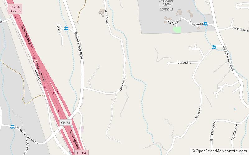 Tesuque location map