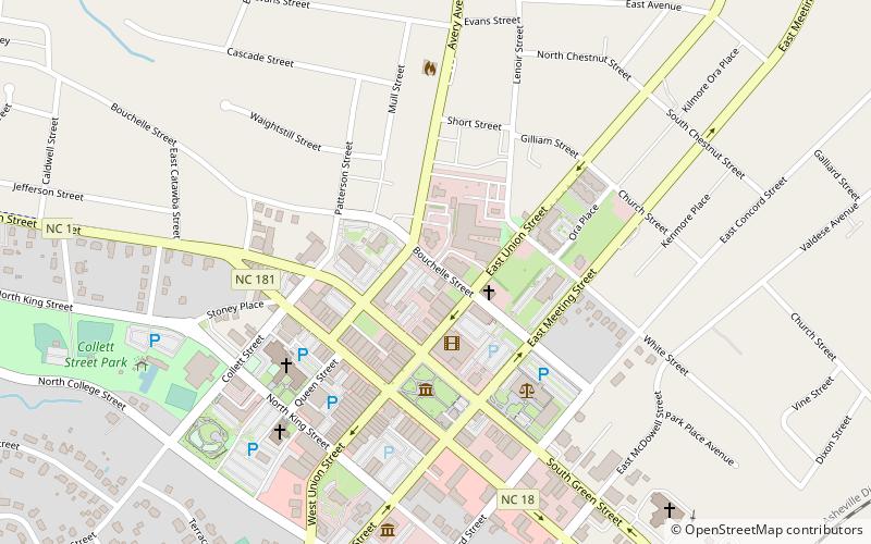 Gaston Chapel location map