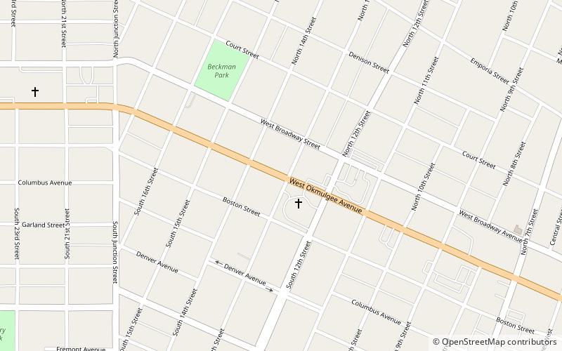 A.W. Patterson House location map