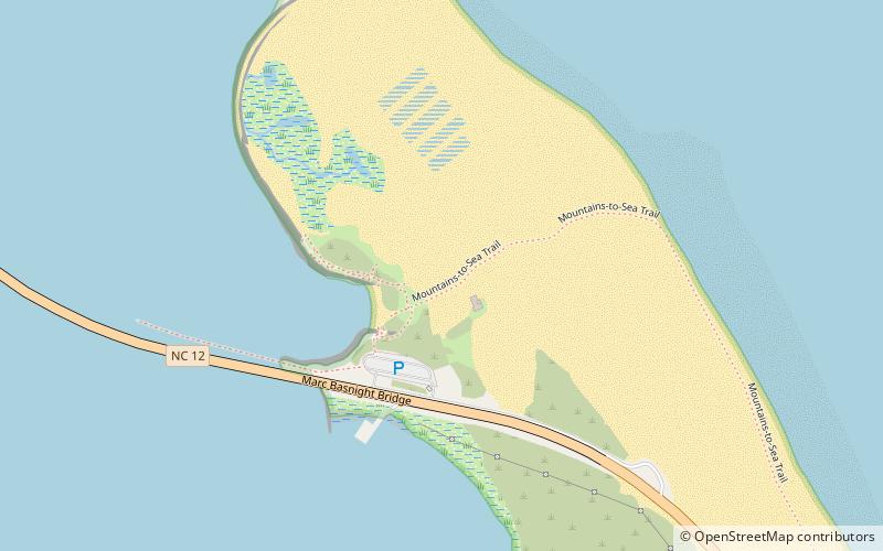 oregon inlet station refuge faunique national de pea island location map