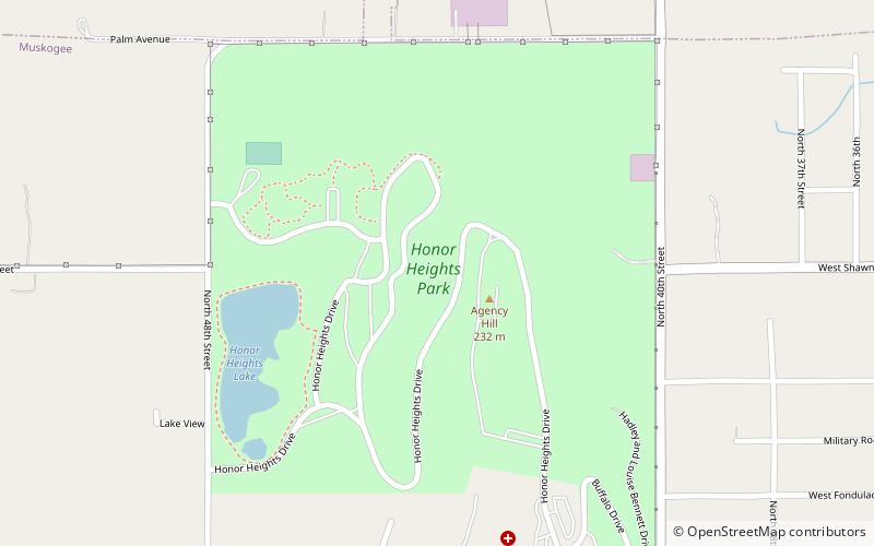 Honor Heights Park location map