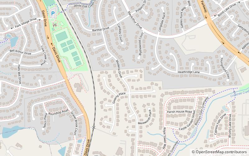 cary parkway location map