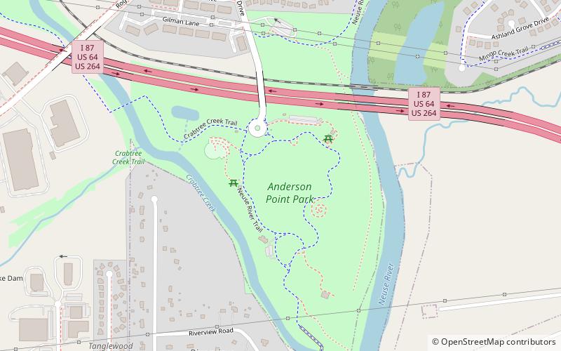 anderson point park raleigh location map