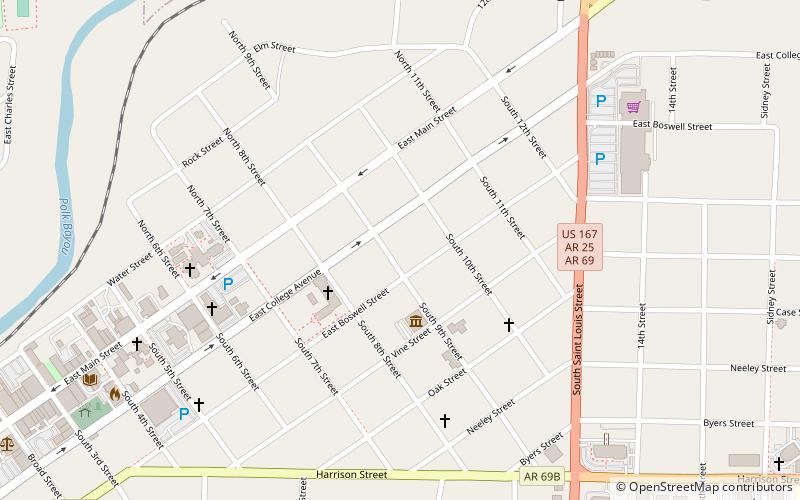 Bartlett-Kirk House location map
